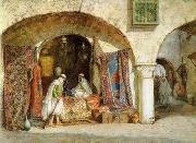 unknow artist Arab or Arabic people and life. Orientalism oil paintings  262 oil on canvas